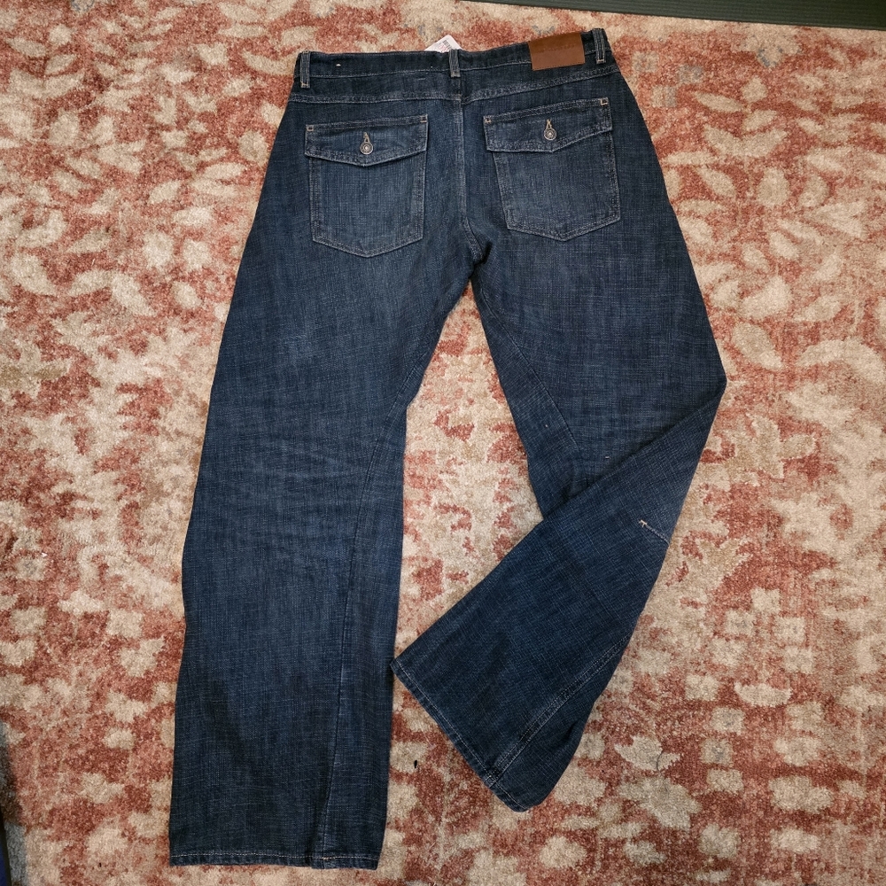 We The Free Women's Dark Blue Boyfriend Jeans - Picture 5 of 5